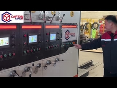 Рифленая коробка коробки делая машину