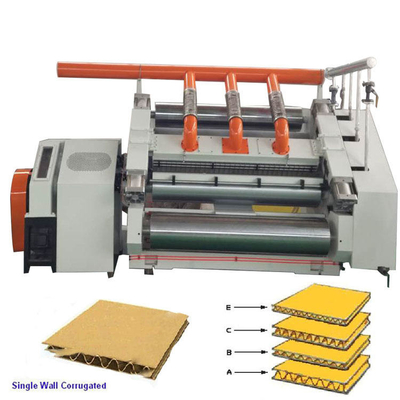 CE Fingerless Single Facer Machine для 1600 мм картонной коробки