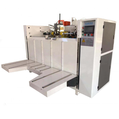 Коробка 7 PLC курсирует машину рифленой коробки шить Semi автоматическую