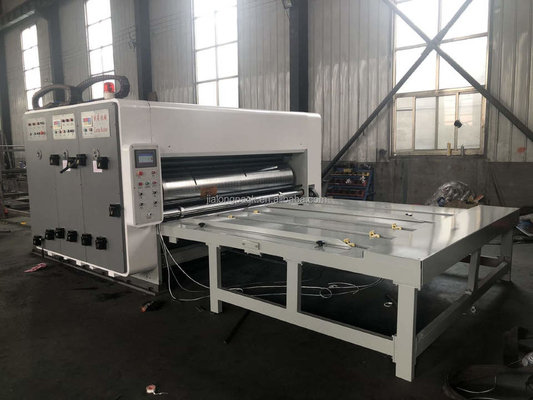 Гофрированный принтер Slotter Flexo цвета коробки 4 умирает резец Semi автоматический