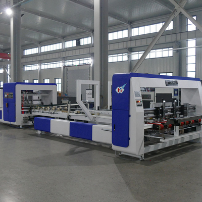 Гофрированная папка Gluer коробки коробки подвергает полно автоматическое механической обработке