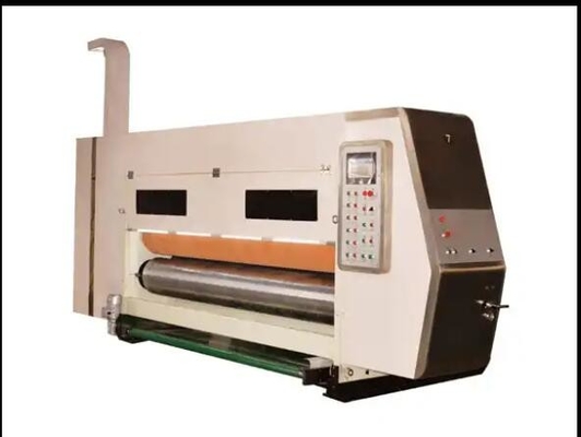 Полностью автоматический ПЛК флексопринтер Slotter Machine для гофрированной коробки