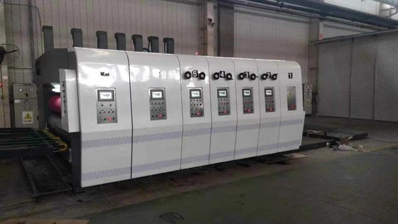 Высокоскоростная автоматическая флексопечатная машина со слотовой высечкой