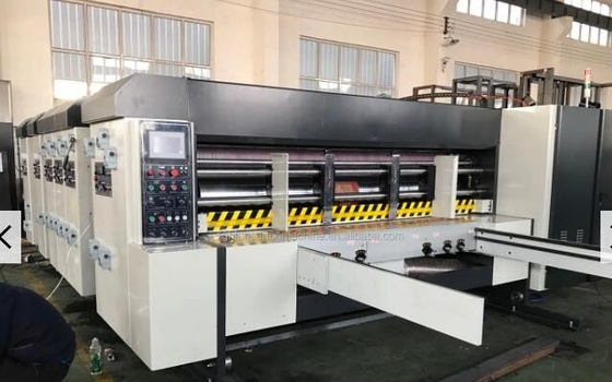Печатание цветов коробки 2 коробки прорезая автомат для резки автоматическое 150pcs/Min плашки
