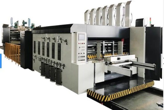 Гофрированный принтер Slotter цвета 2mm Flexo коробки 2 умирает линия клея резца полностью автоматическая